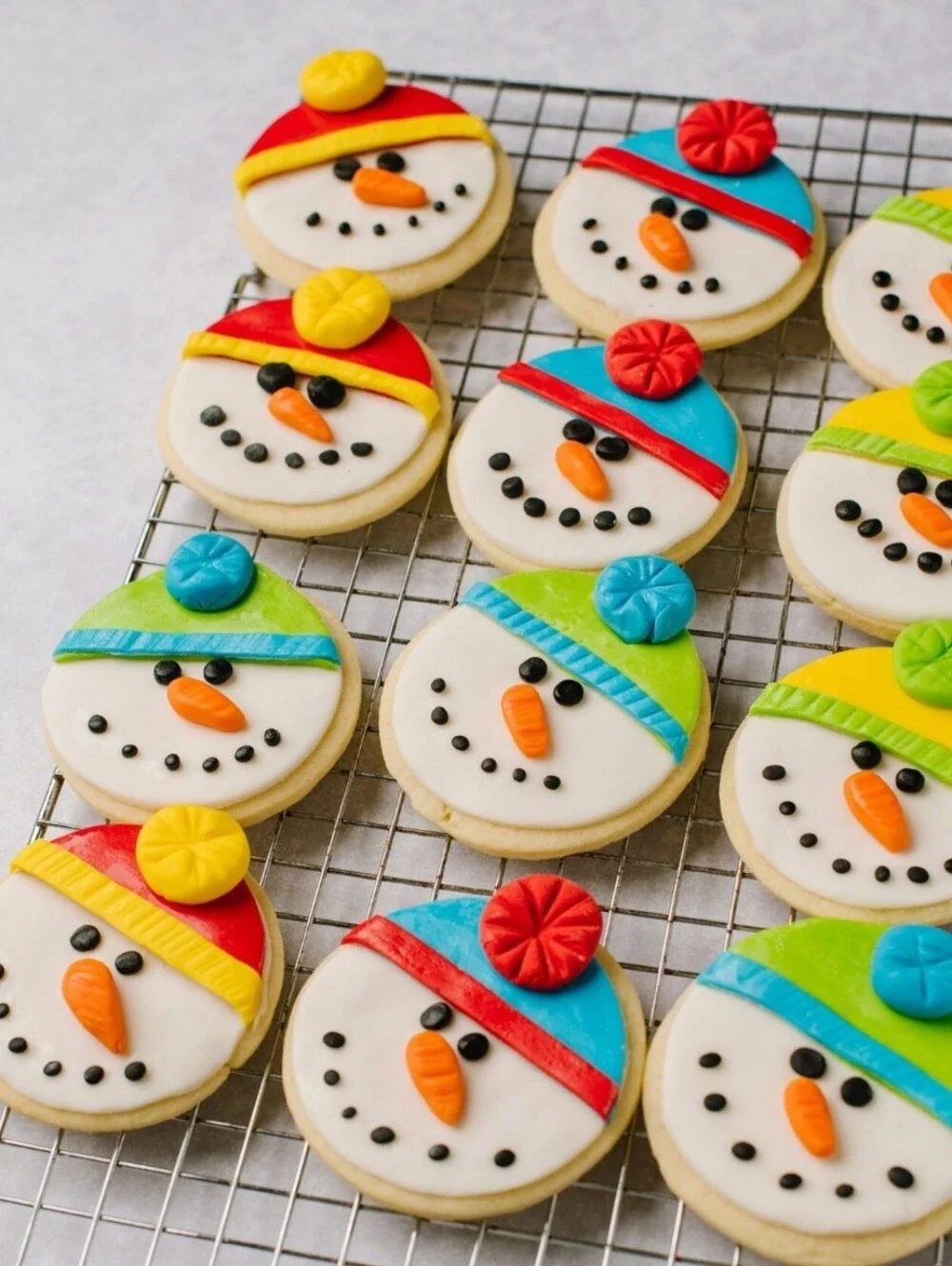 Cookie Cutters Christmas Holiday Wilton Snowman Top Hat, Circle Snowflake